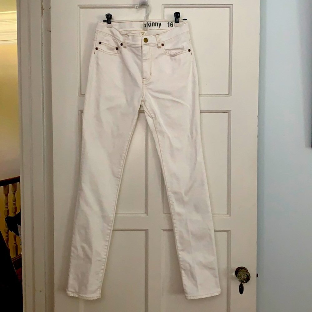Crewcuts - 16 - skinny white jean boys